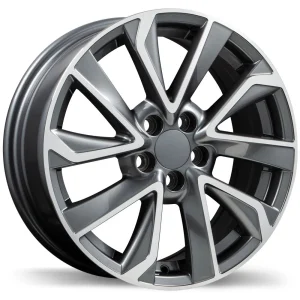 Replika – R240 – Gunmetal – 16″x6.5″ 39mm – All weather Wheels – R240-1665-80MG+39F541